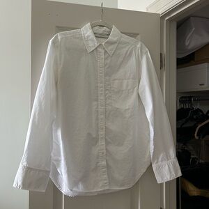 & Other Stories White Button Down Shirt, size XS